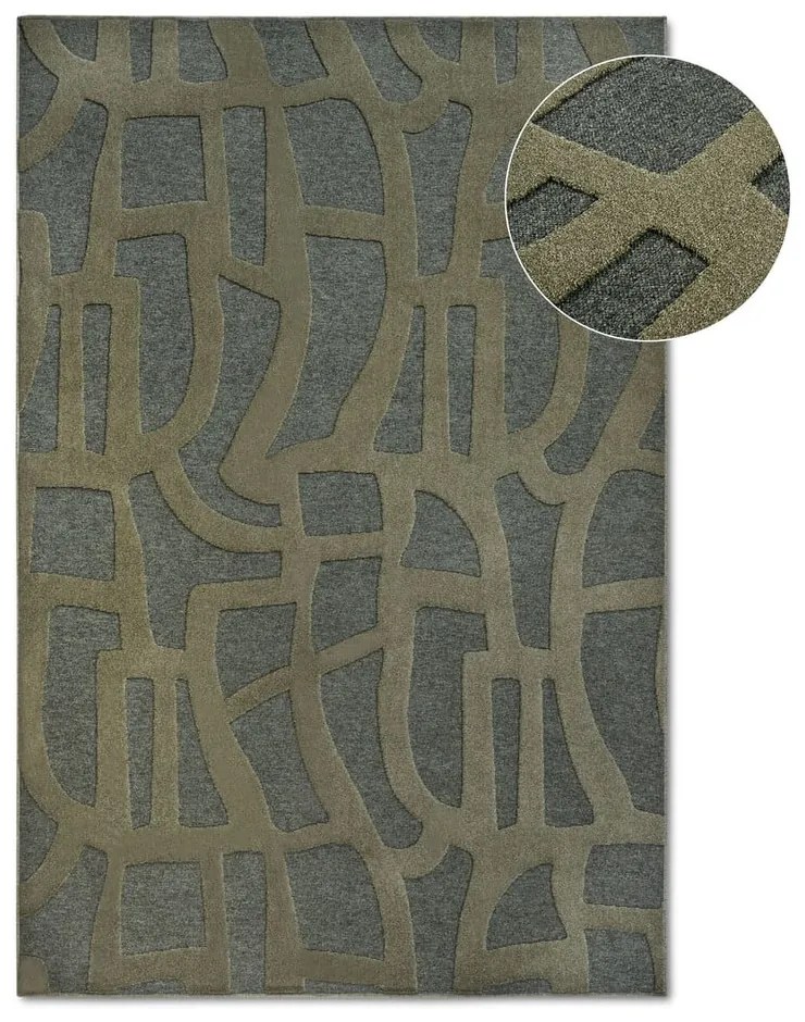 Covor verde din fibre reciclate 160x230 cm Therese – Villeroy&amp;Boch