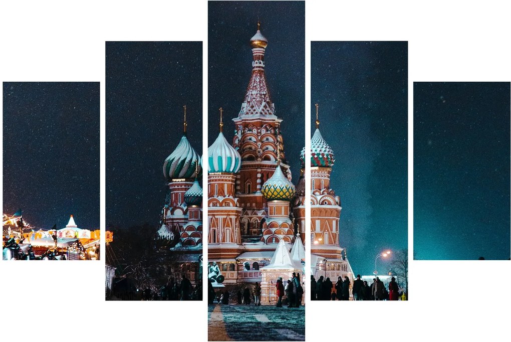 Tablou construcției din Rusia (150x105 cm)