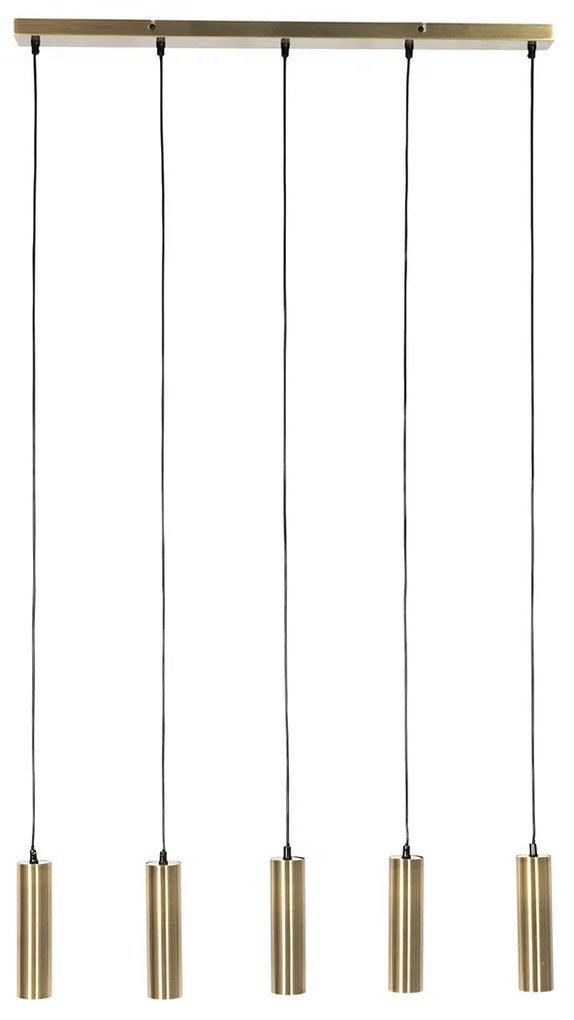 Lampă modernă cu pandantiv bronz cu 5 lumini - Jeana