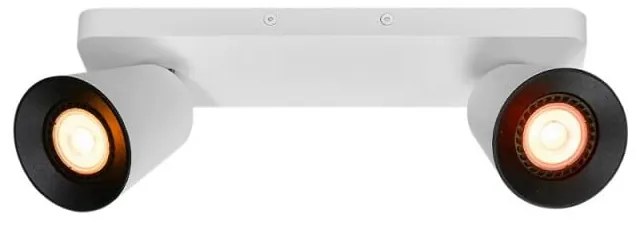 Plafonieră albă cu abajur din metal 9x31 cm Elli – GTV