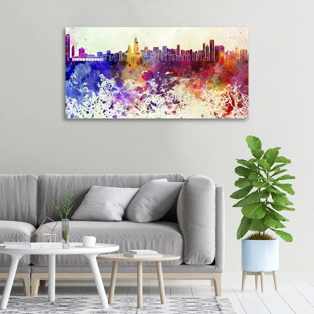 Tablou canvas Colorat chicago