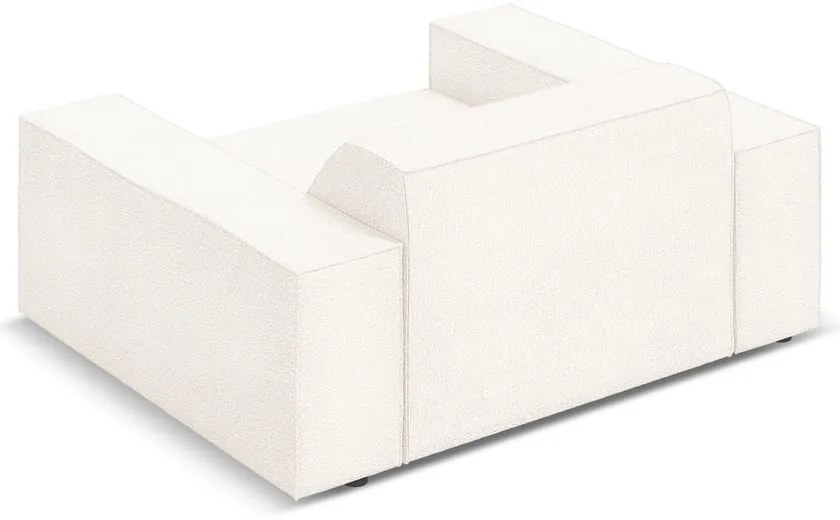 Fotoliu bej cu tapițerie bouclé Jodie – Micadoni Home