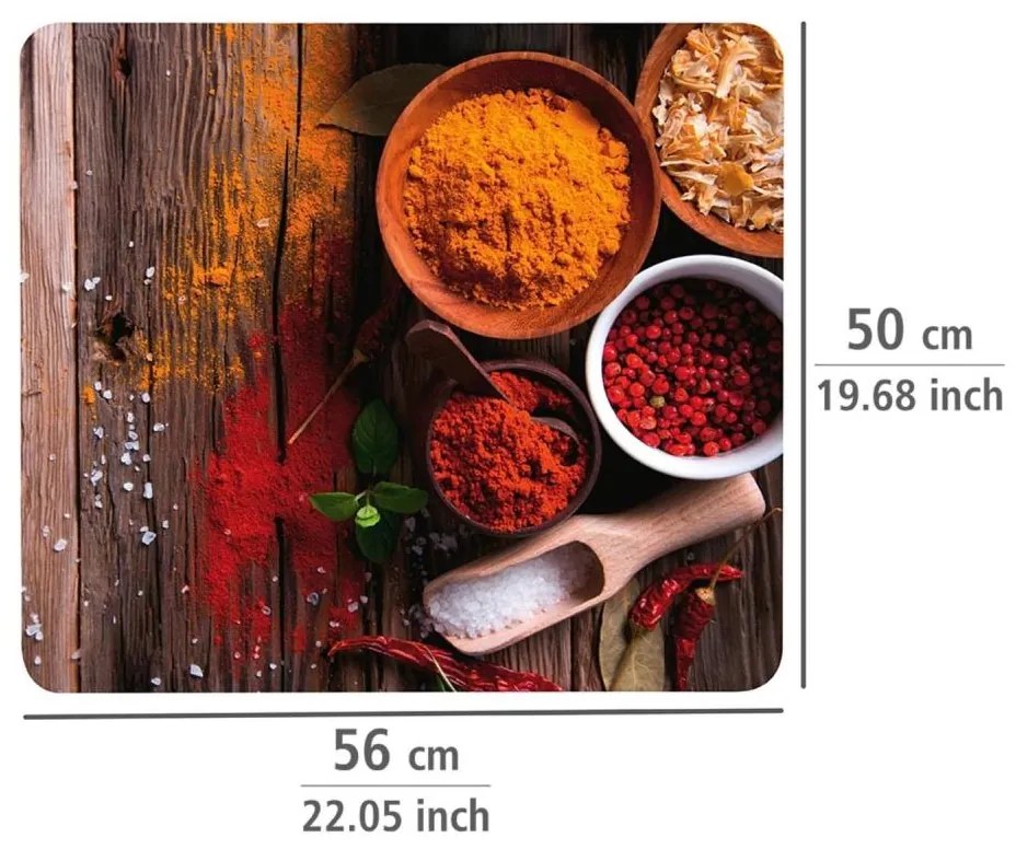 WENKO 53870100 - Placă multicoloră 56 x 50 cm