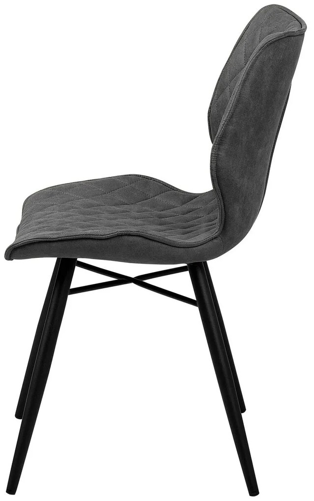 Set 2 buc. scaune pentru sufragerie Lissa (gri). 1009996