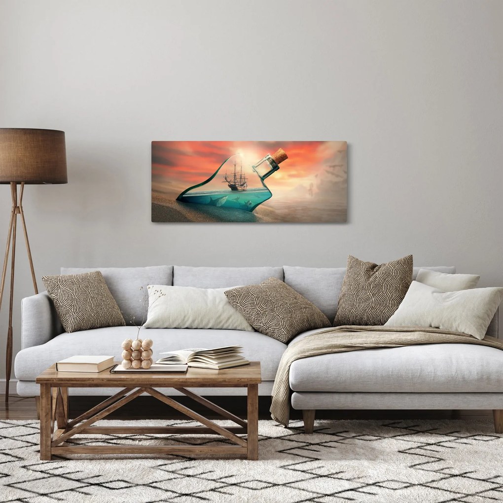 Tablou - Viața in sticla (120x50 cm)