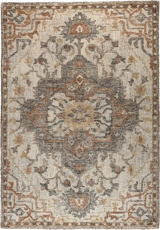 Covor bej din amestesc de lână 160x230 cm Amori – Dutchbone