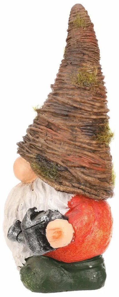 Decorație de grădină Spiriduș cu ceainic, 18 x 13x 33 cm