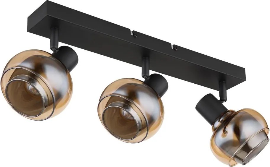 Globo 54309-3B - Lampă spot TOKKI 3xE14/40W/230V neagră