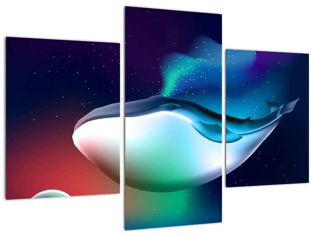 Tablou - Balena spațială (90x60 cm)