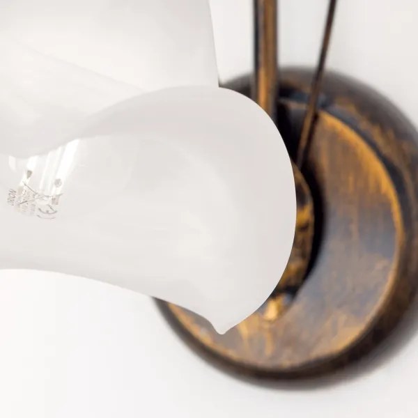 Lampă de perete Orion WA 2-1372/1 SISI 1xE14/40W/230V bronz/patină