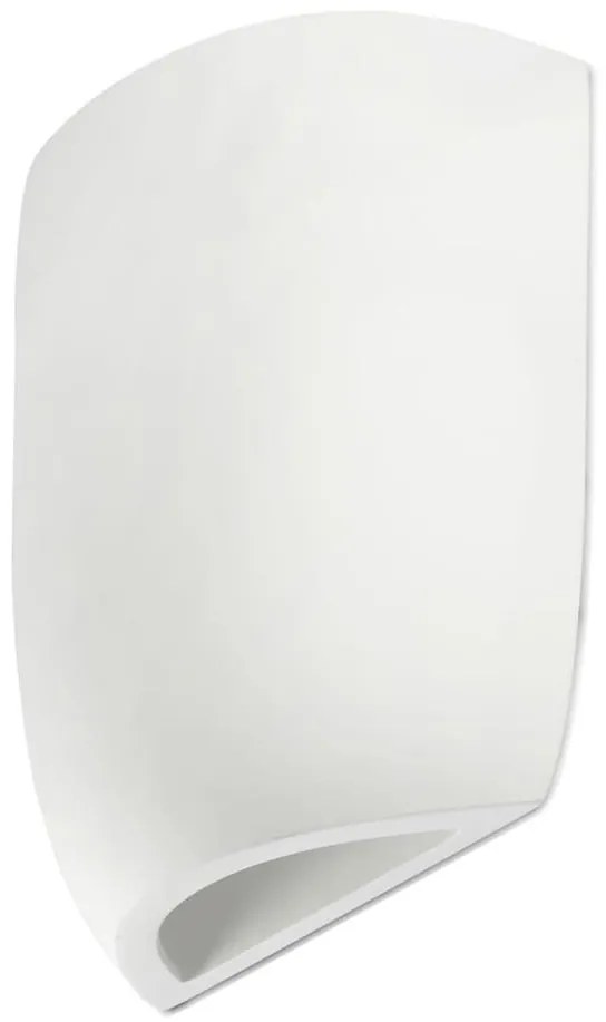 Aplică FARO 63429 KAPPU 1xE14/7W/230V 25x15 cm alb