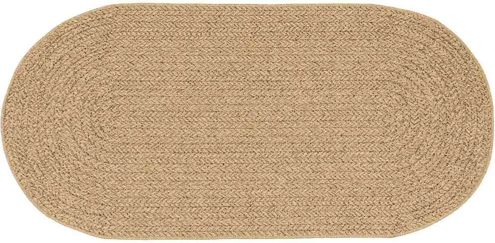 vidaXL Covor ZIZUR Maro 200 x 100 cm Polipropilenă