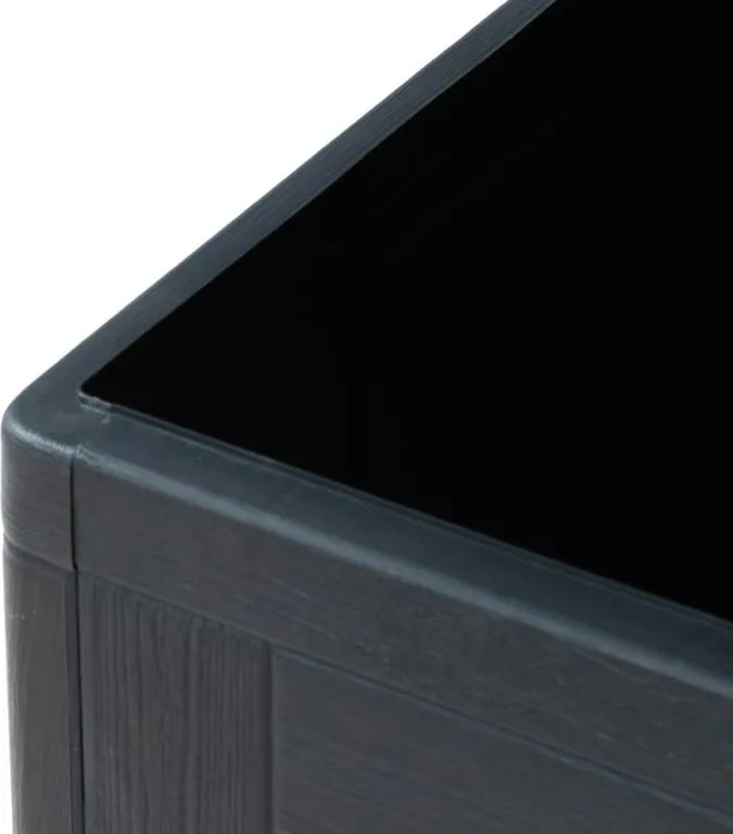 WOOD cutie de depozitare din plastic pentru grădină 420 L, g