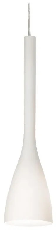 Ideal Lux - Pendul FLUT pe cablu 1xE14/40W/230V Ø 10,5 cm alb