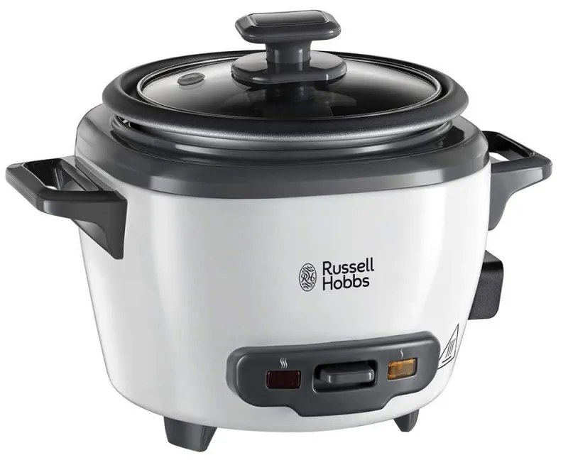 Aparat de gatit orez Russell Hobbs Cook@Home 27020-56, 600 ml, Dimensiune compacta, Mentinere la cald, Gri