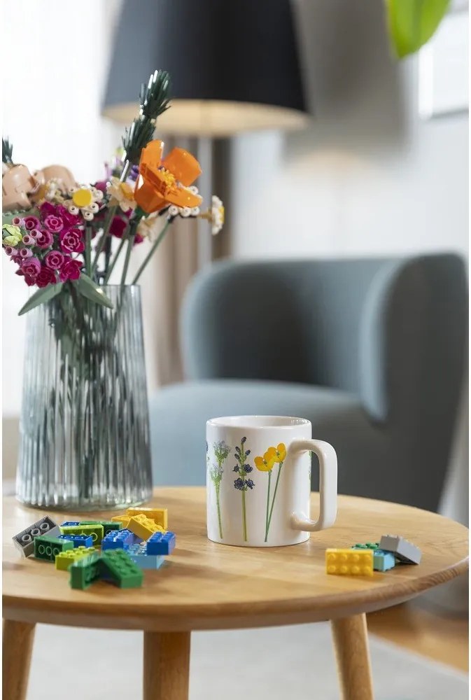 Cană pentru copii albă din ceramică 300 ml Meadow Flowers – LEGO®