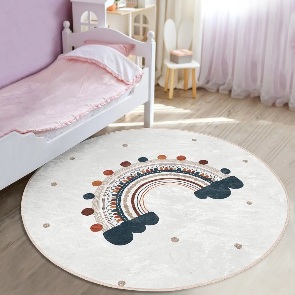 Covor pentru copii crem ø 100 cm Comfort – Mila Home