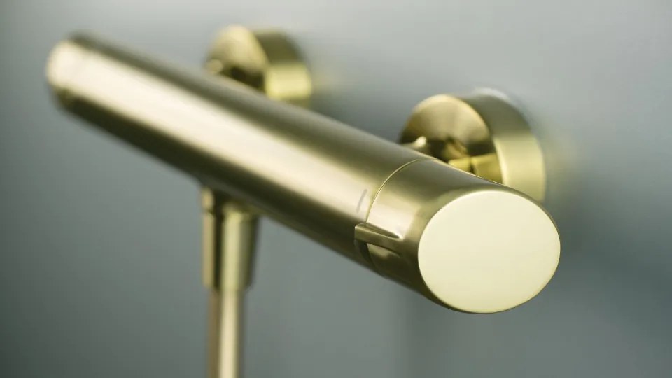 ARNIKA Baterie de Duș Montată pe Perete - Finisaj Auriu Periat - BQA_R40M