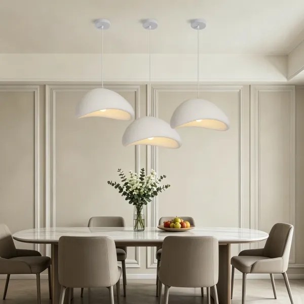 BRILAGI - Lustră pe cablu WABI SABI 1xE27/60W/230V Ø 40 cm alb