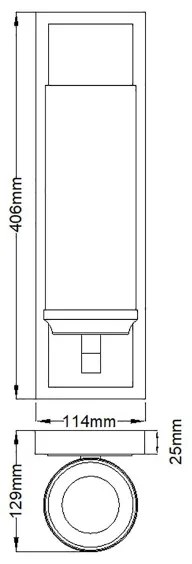 Aplică LED pentru baie AMALIA 1xG9/3,5W/230V IP44 crom Feiss