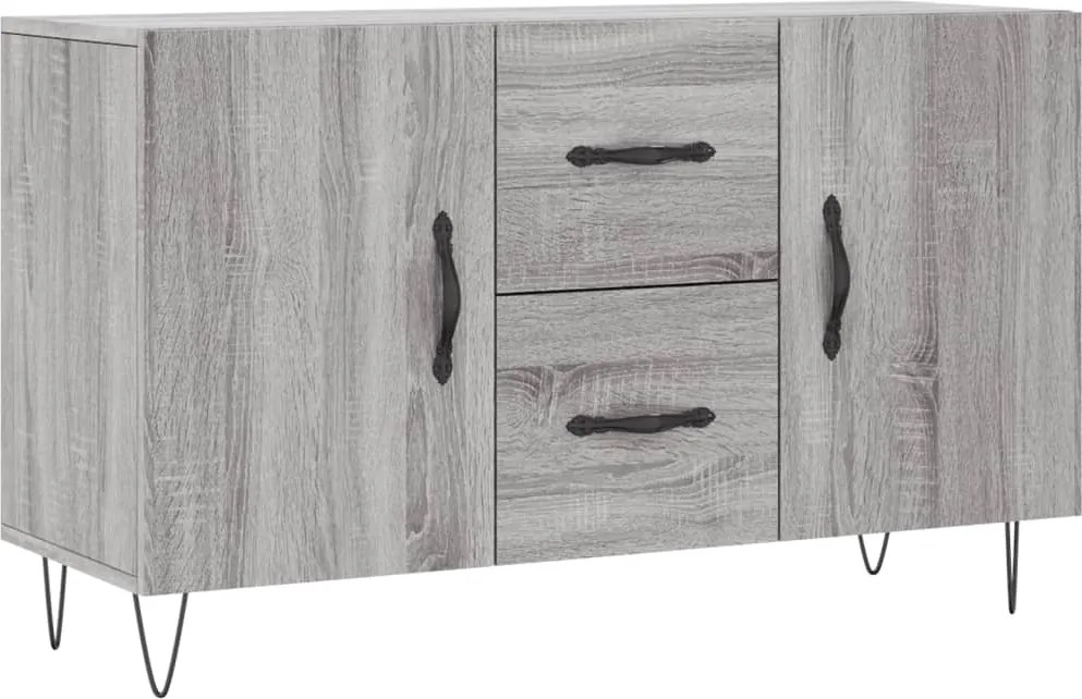 vidaXL Dulap, gri sonoma, 100x36x60 cm, lemn compozit