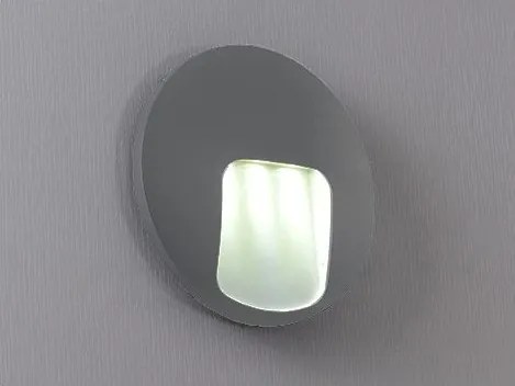 Aplică LED de perete pentru exterior DACU, 3W, 230V, IP54, gri