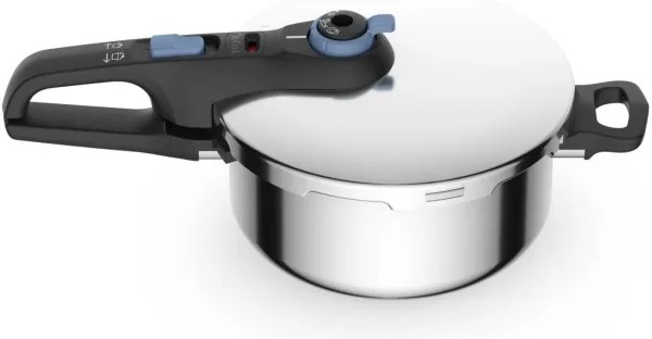 Oală sub presiune Tefal 4 l SECURE TRENDY oțel inoxidabil