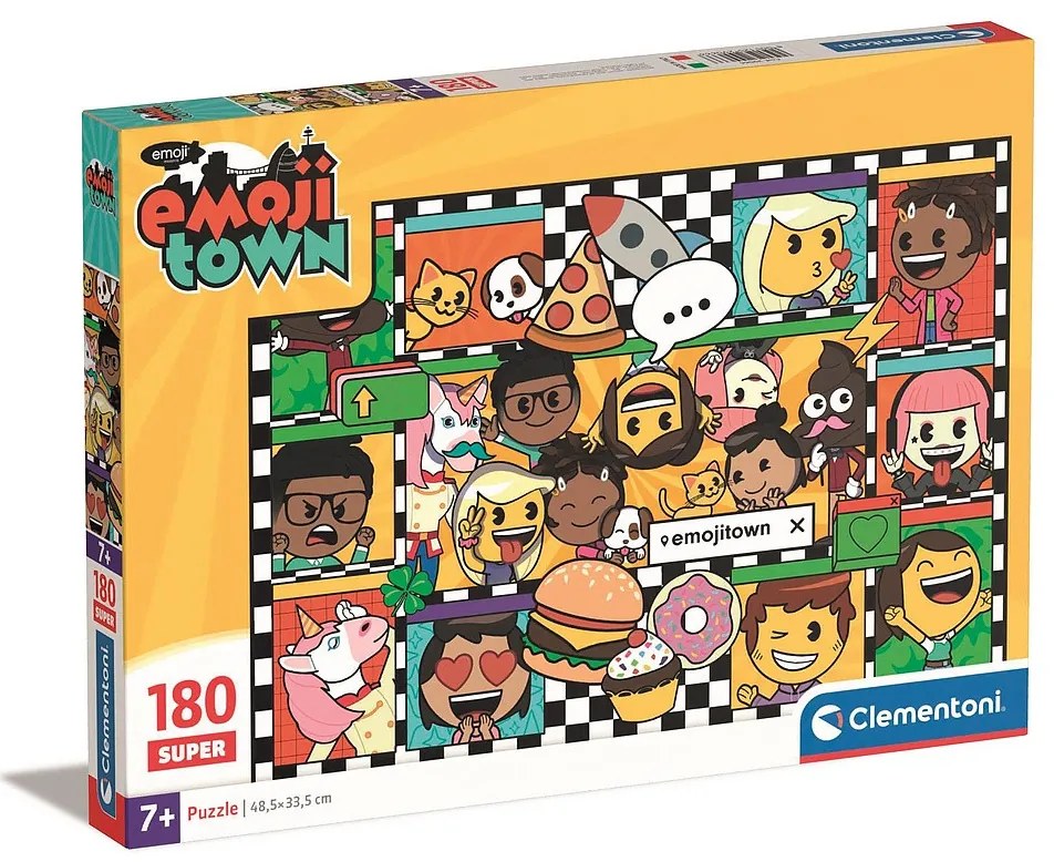 Emoji Puzzle Town 180 de piese Clementoni