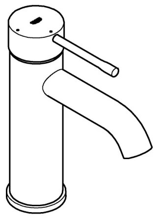 GROHE 23797001 - Baterie pentru lavoar ESSENCE, mărime S, crom lucios