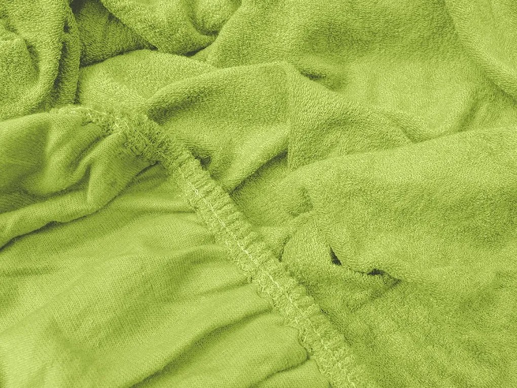 Cearsaf frote EXCLUSIVE verde deschis 90 x 200 cm