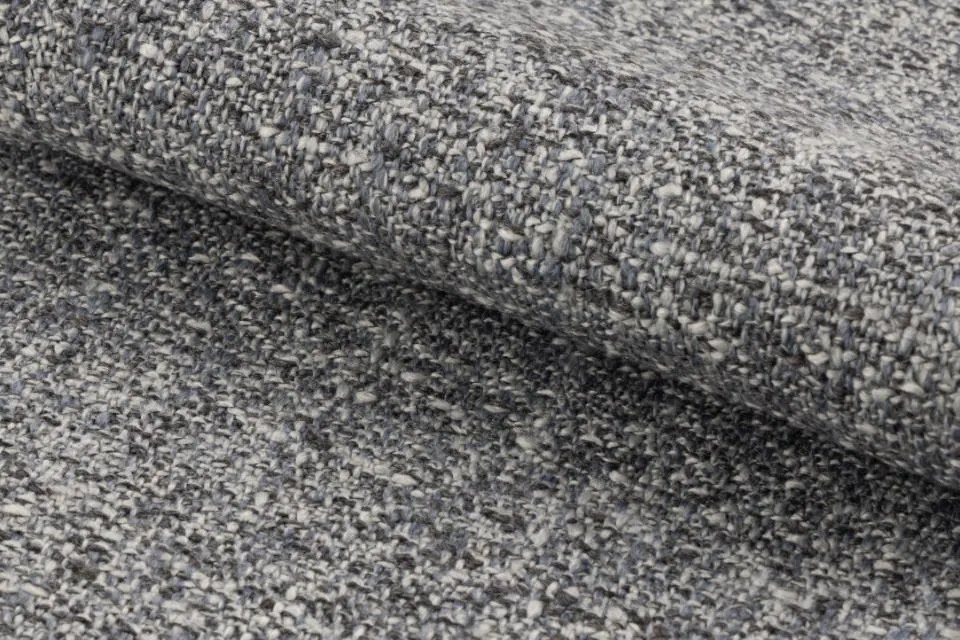 MAZZONI EXPORT SARETTA Gri albăstrui (material Java 48) - SCAUN MODERN PIVOTANT TAPIȚAT PENTRU SALON/SUFRAGERIE/BIROU LOFT