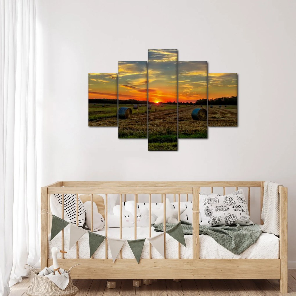 Tablou - Baloți din sat (150x105 cm)