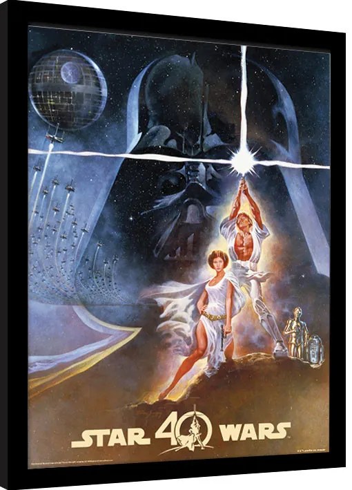 Poster înrămat Star Wars 40th Anniversary - New Hope Art