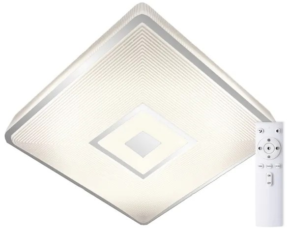 Plafonieră LED RGB dimabilă LED/24W/230V pătrată Top Light + telecomandă