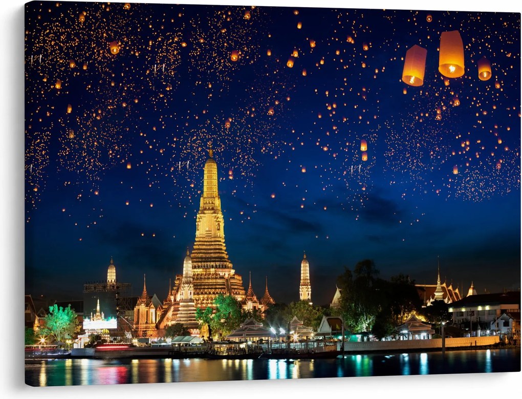 Tablou - Lampioane norocului, Bangkok (70x50 cm)