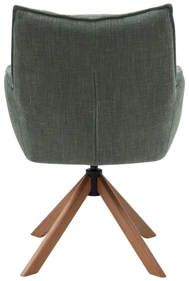 Set de scaune de sufragerie verde 2 buc. tapițat Marilla – Unique Furniture