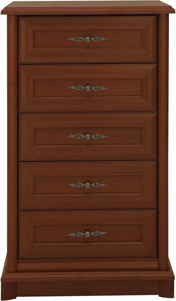 Comoda Kent EKOM5S, castan, PAL, 62x45x109 cm