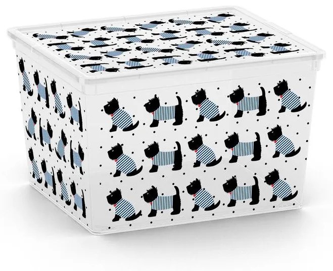 Cutie depozitare plastic KIS C  ANIMAL -CUBE - câini