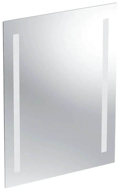 Oglinda dreptunghiulara 50 cm cu iluminare LED si dezaburire Geberit, Option Basic 500x650mm
