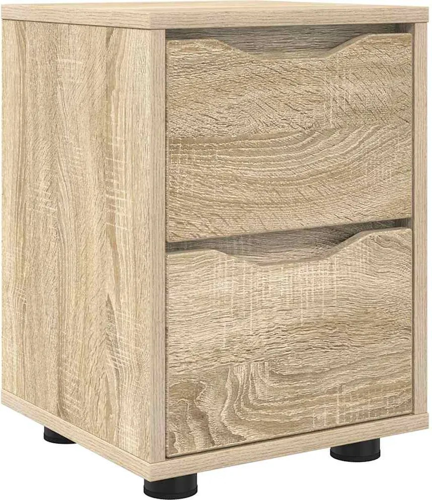 vidaXL Noptieră Stejar Sonoma 30,5 x 30 x 43 cm Lemn compozit