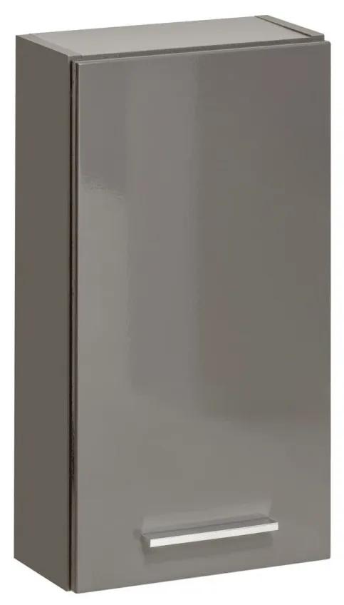 Cabinet de baie Twinkle Grey gri, 15 cm, 30 cm, 55 cm