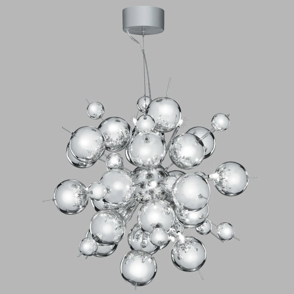 Lustra eleganta design ultra-modern Molecule crom 8312-12CC SRT