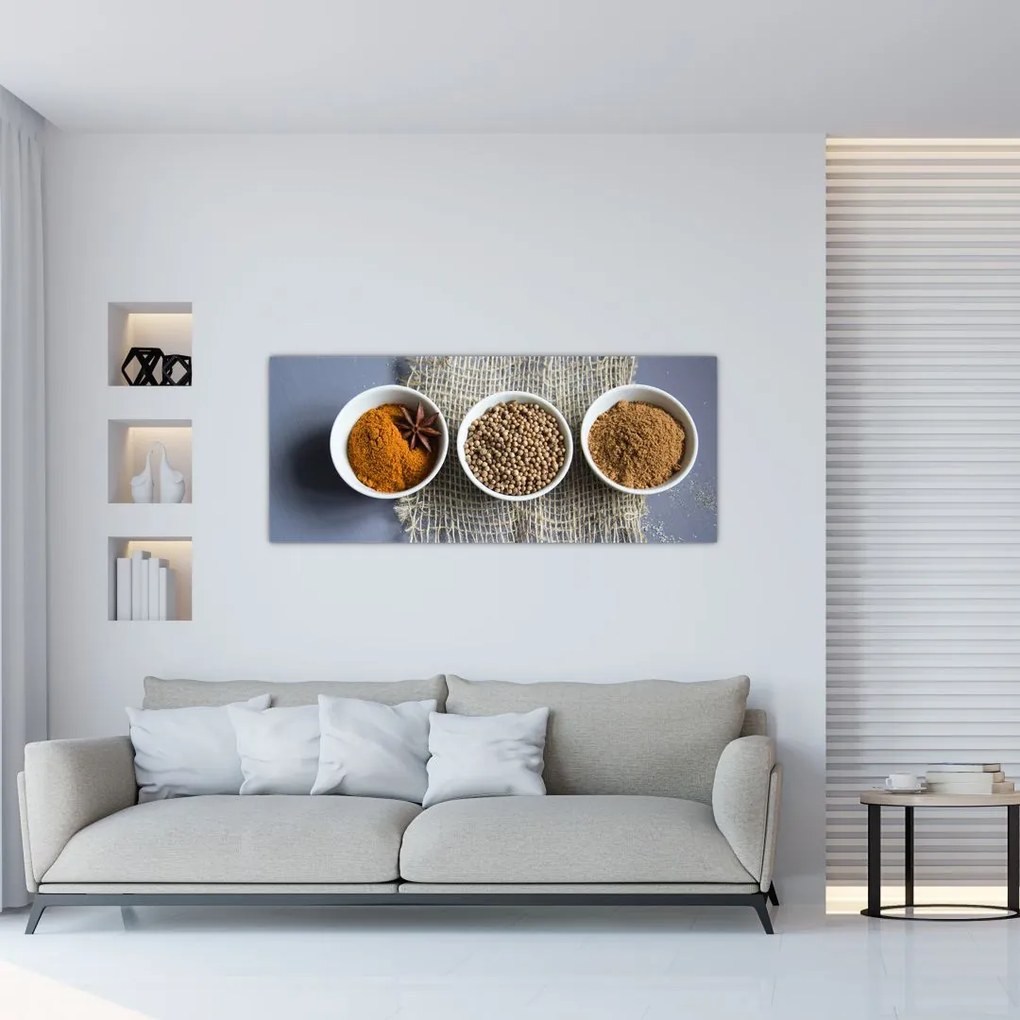 Tablou cu condimente (120x50 cm)