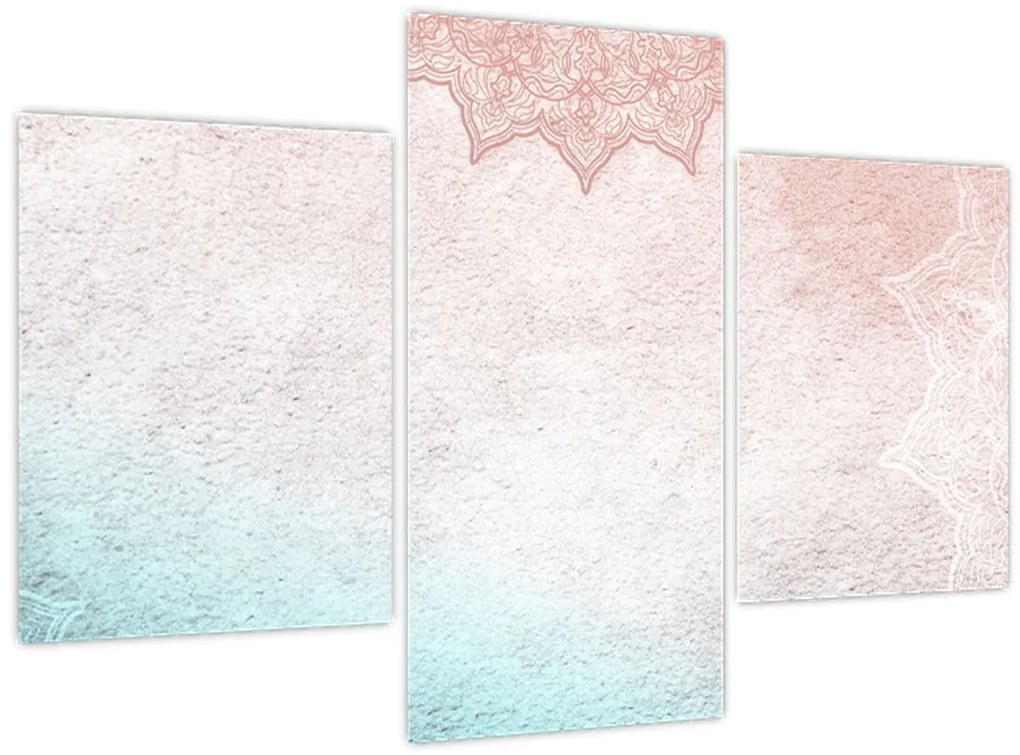 Tablou - Mandala pe zid 2 (90x60 cm)