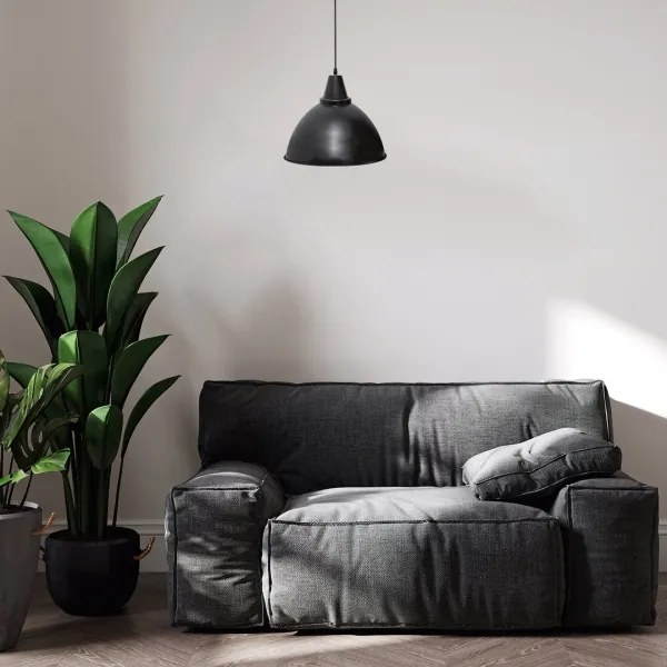 Lustră pe cablu WILBOUR 1xE27/60W/230V negru Rabalux 72013