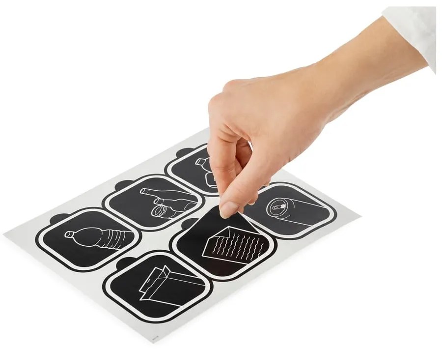 Coș de gunoi din plastic reciclat 50 l Twist - Rotho