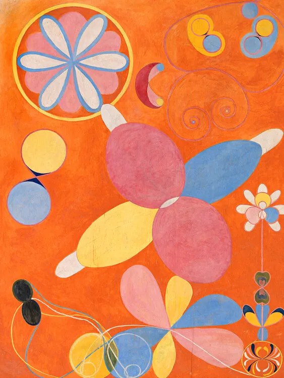 Reproducere The 10 Largest No.4, Hilma af Klint