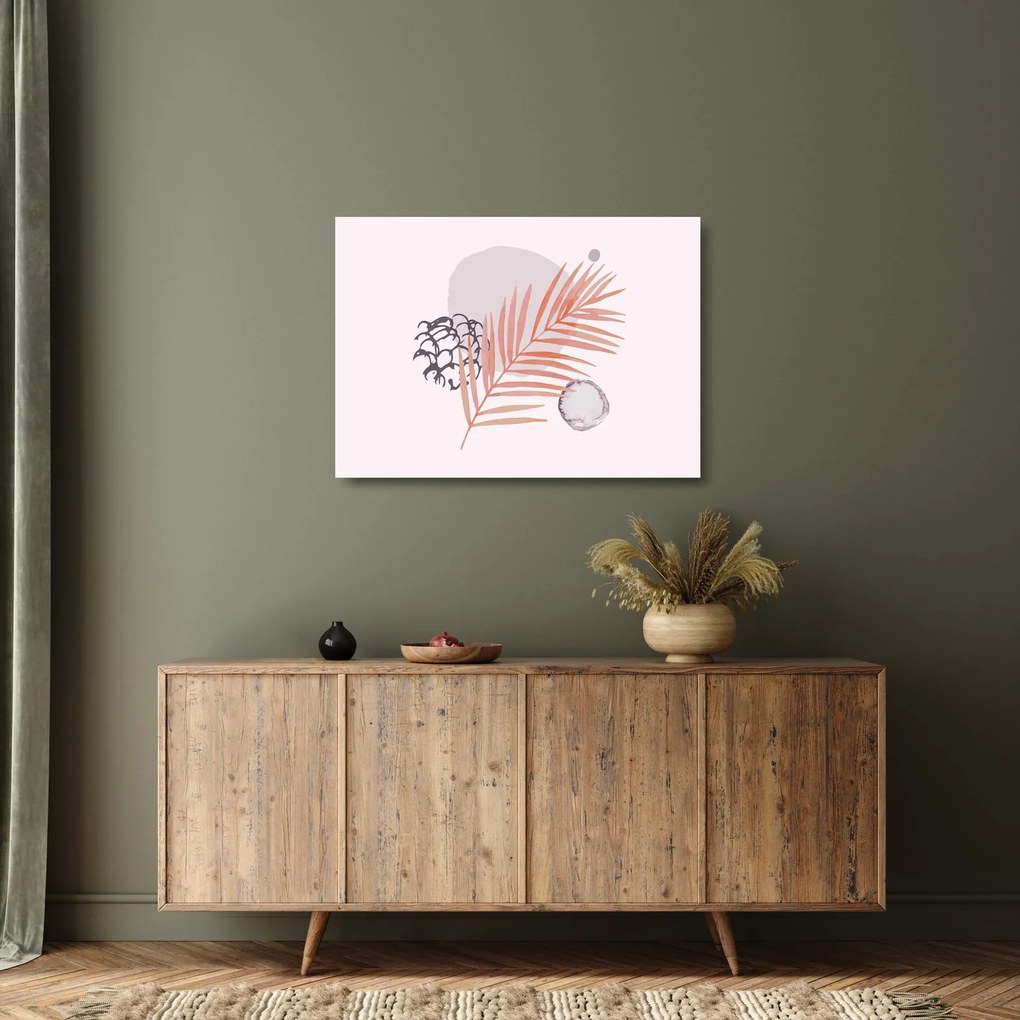Tablou pe sticlă - Minimalism violet N⁰3 (70x50 cm)