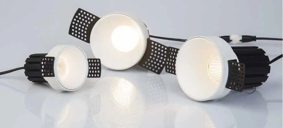 Spot LED incastrabil Trimless auriu mat 15W 3000K