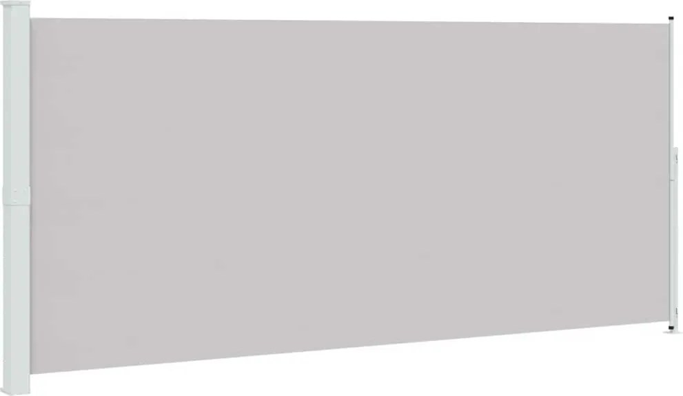 vidaXL Copertină laterală retractabilă de terasă, gri, 220x500 cm